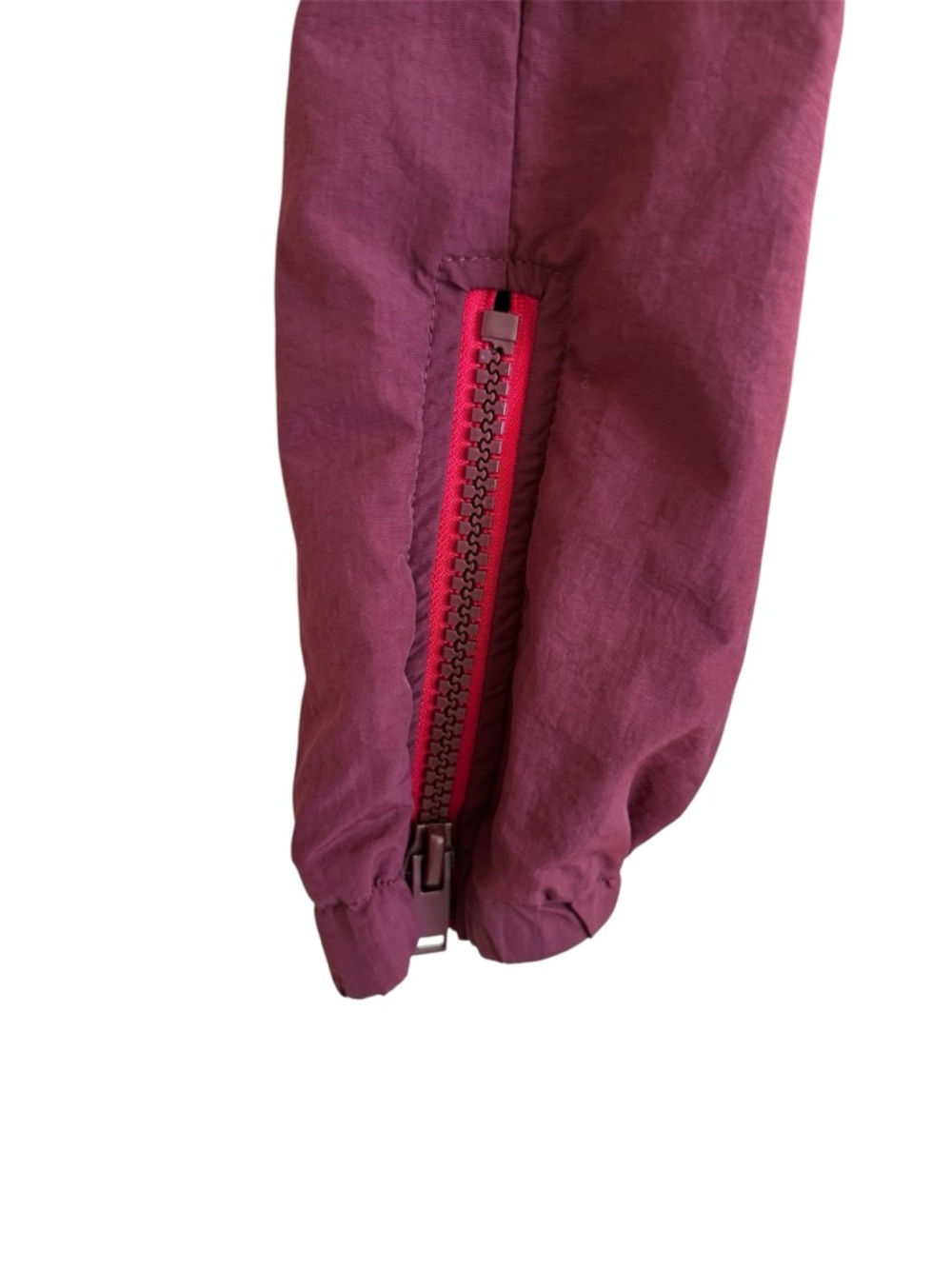 Forever 21 Red & Burgundy Colorblock Lightweight Jacket and matching pants - Picture 6 of 9